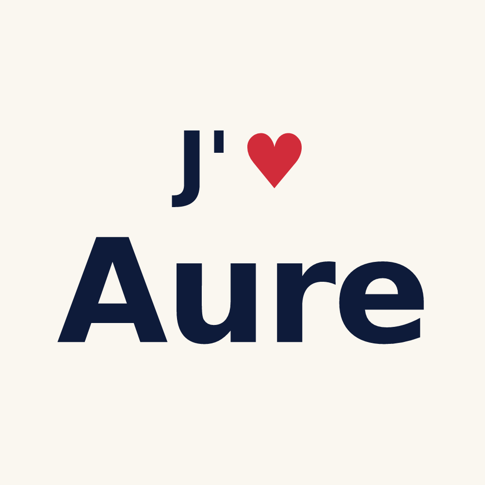 Tasse personnalisée Aure — design J'aime Aure