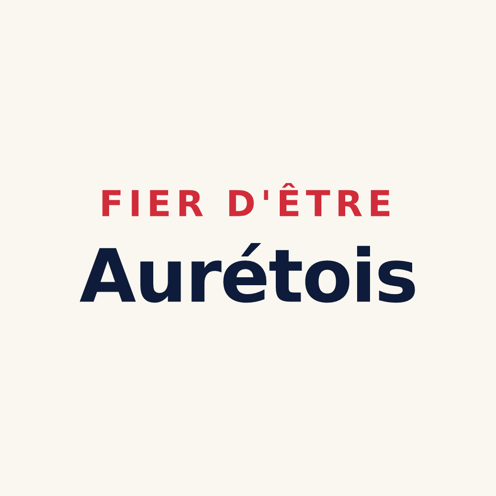 Tasse « Fier d'être Aurétois » — design pour Aureil