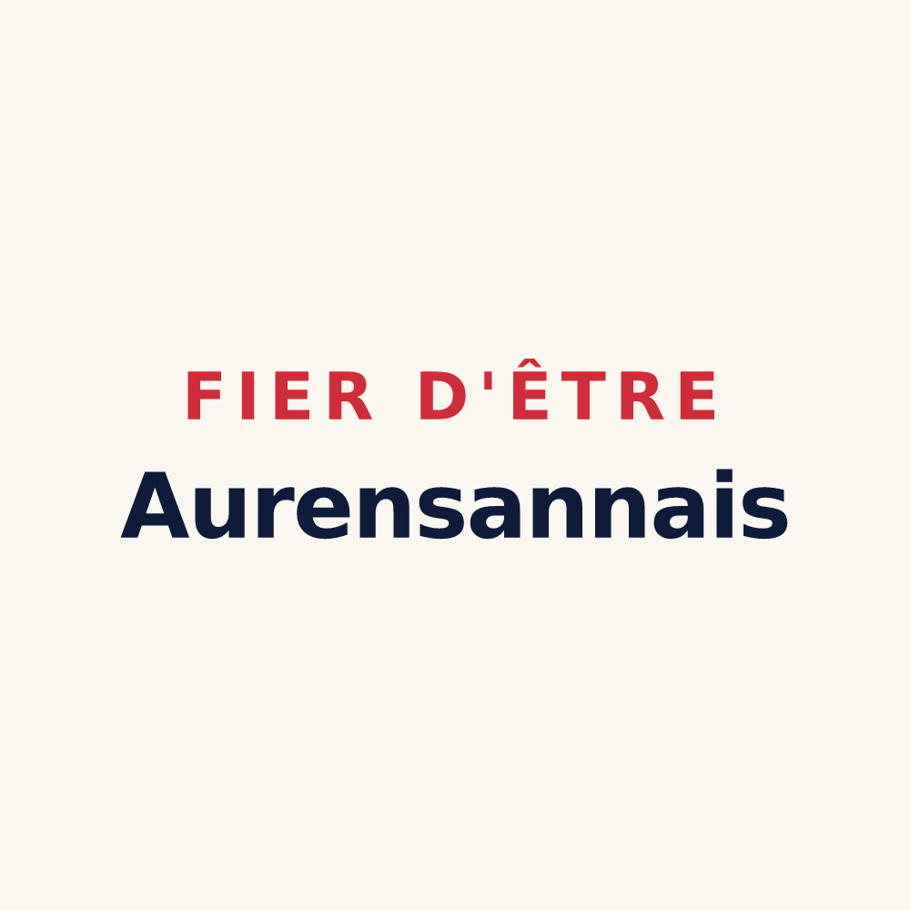 Tasse « Fier d'être Aurensannais » — design pour Aurensan