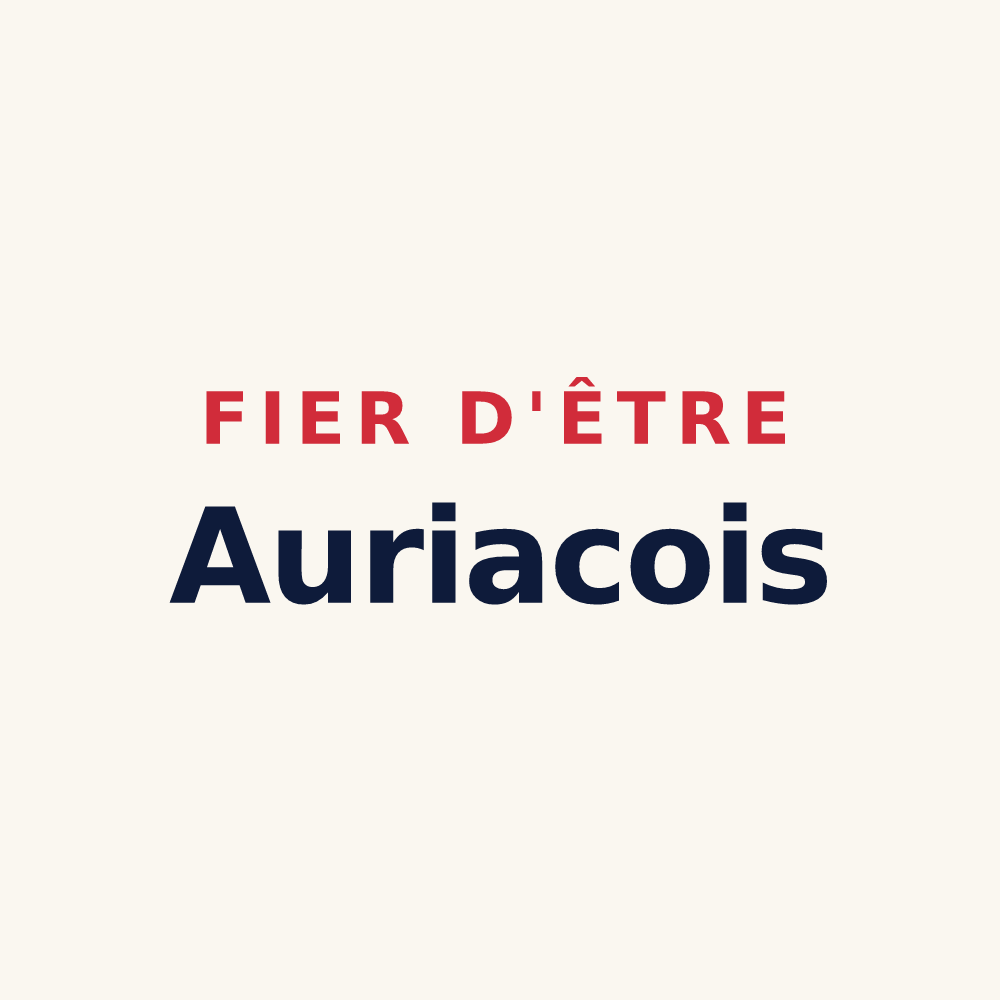 Tasse « Fier d'être Auriacois » — design pour Auriac