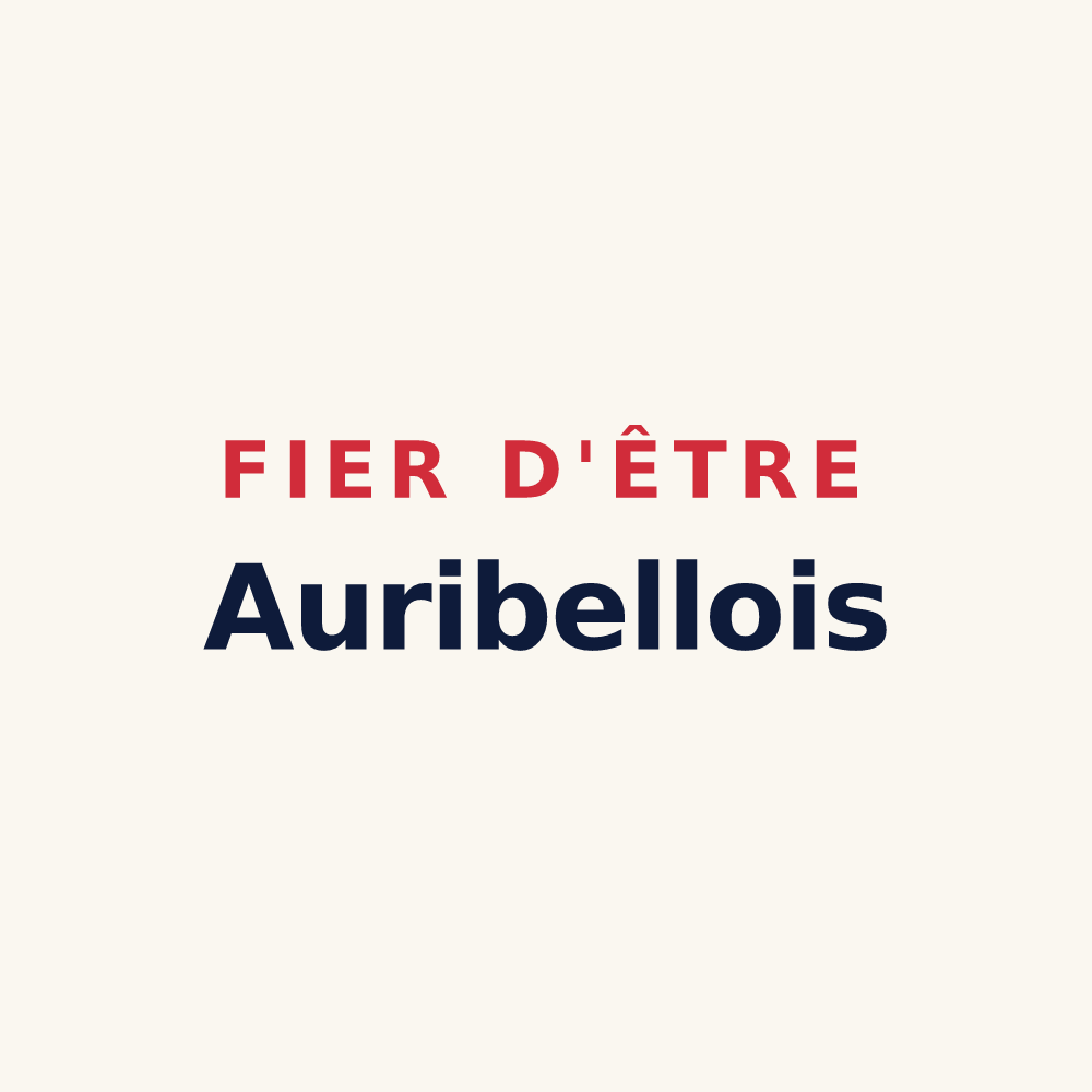 Tasse « Fier d'être Auribellois » — design pour Auribeau-sur-Siagne