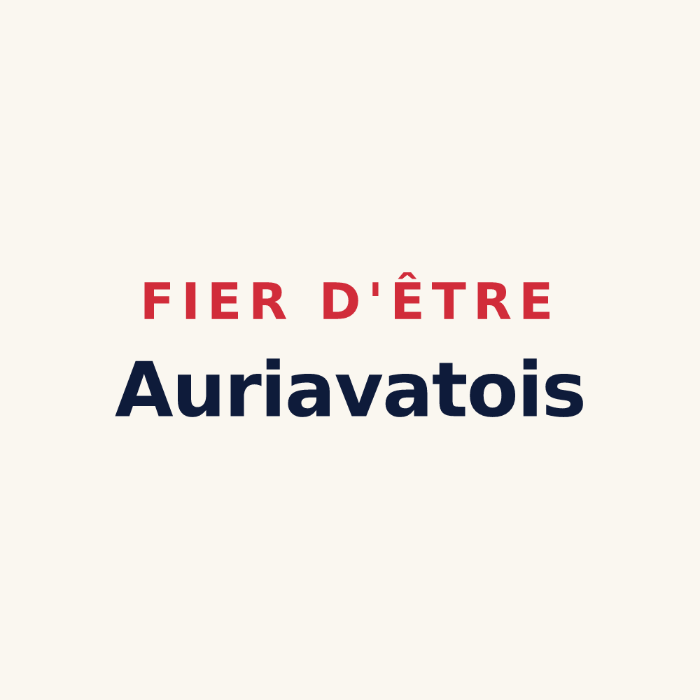 Tasse « Fier d'être Auriavatois » — design pour Auriébat