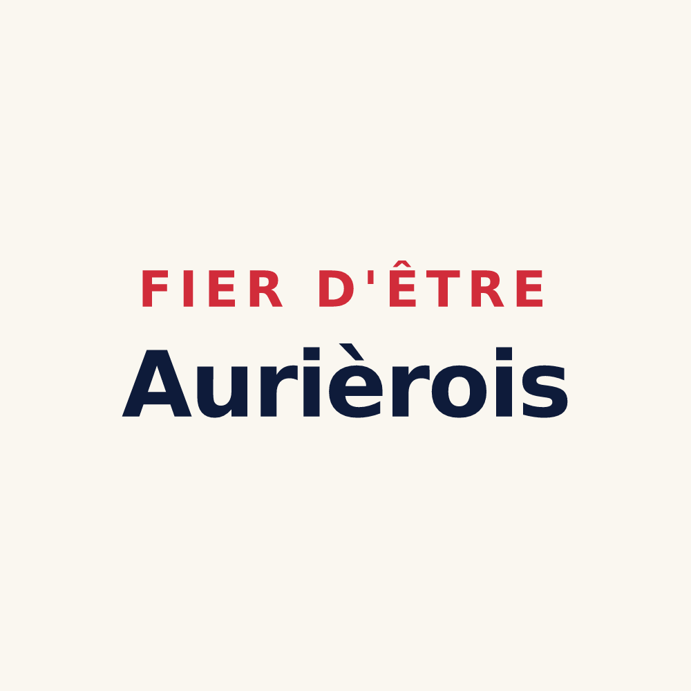 Tasse « Fier d'être Aurièrois » — design pour Aurières