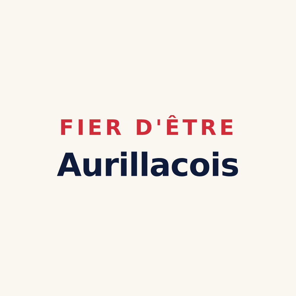 Tasse « Fier d'être Aurillacois » — design pour Aurillac