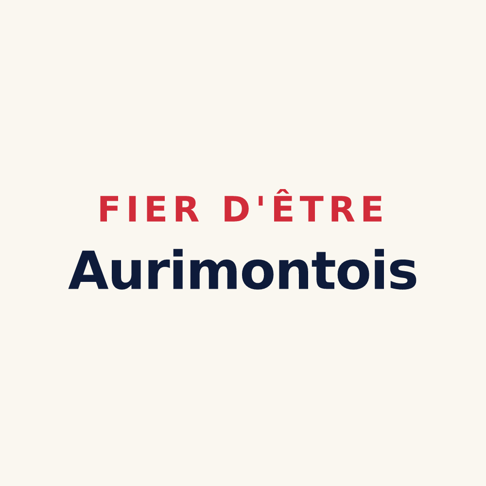 Tasse « Fier d'être Aurimontois » — design pour Aurimont