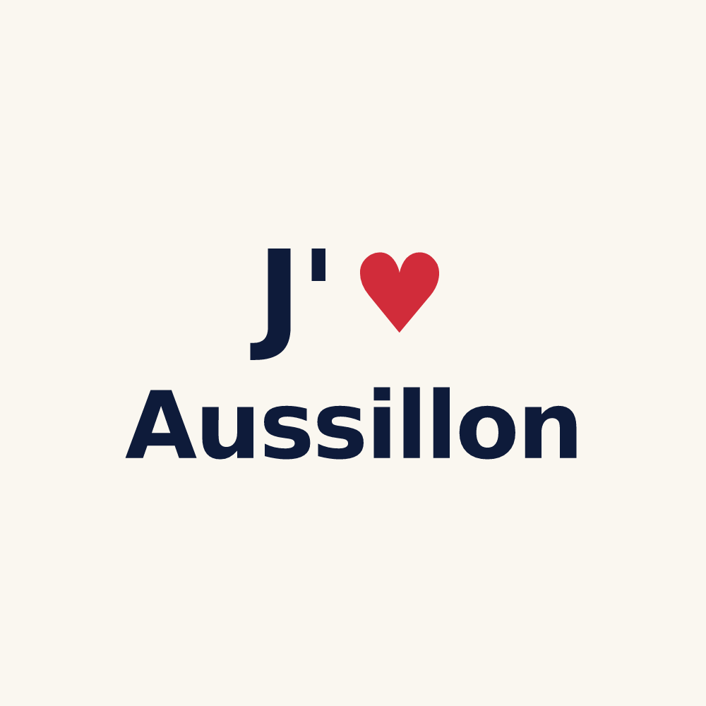 Tasse personnalisée Aussillon — design J'aime Aussillon