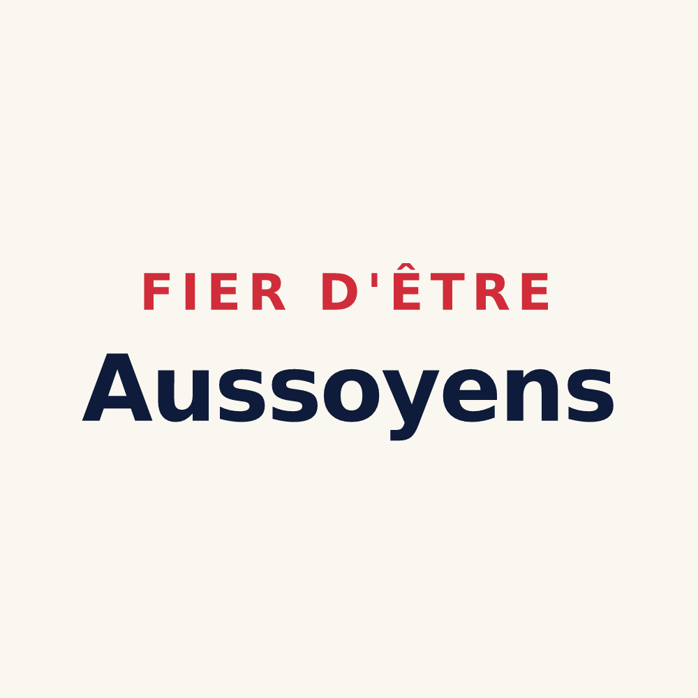 Tasse « Fier d'être Aussoyens » — design pour Aussois
