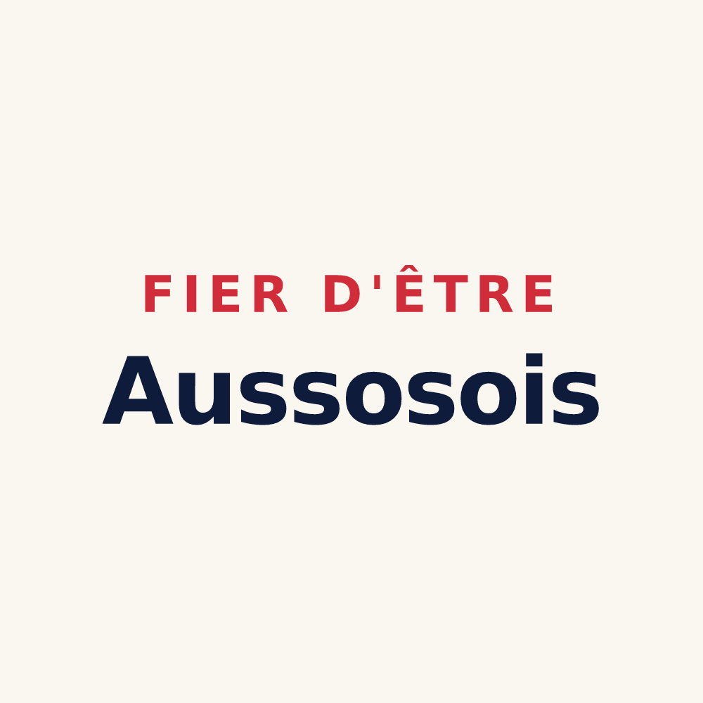 Tasse « Fier d'être Aussosois » — design pour Aussos