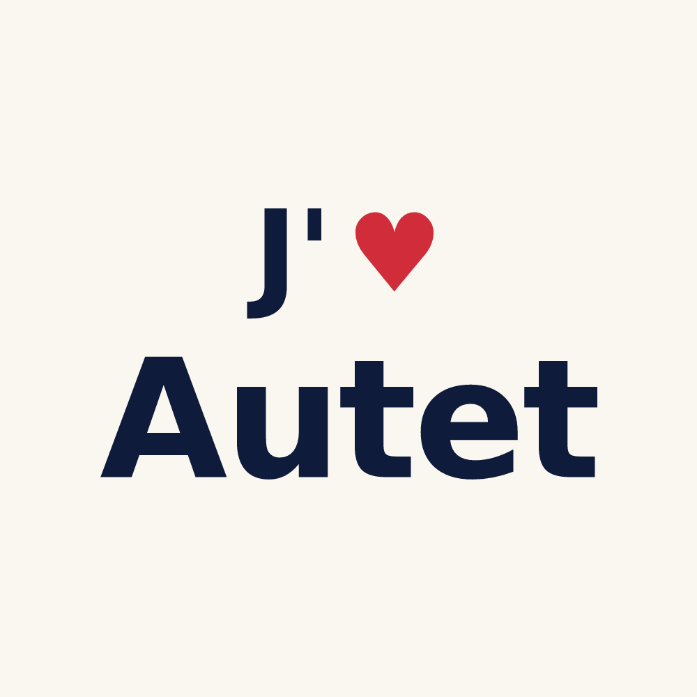 Tasse personnalisée Autet — design J'aime Autet
