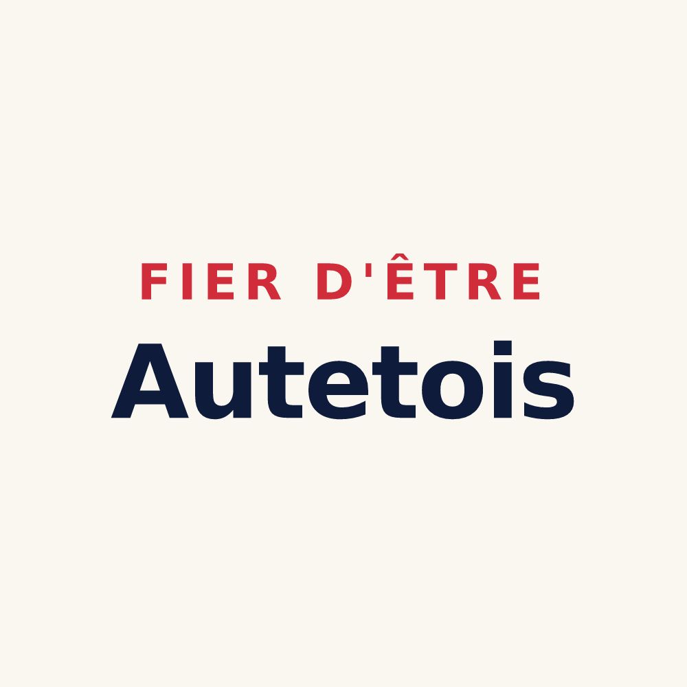 Tasse « Fier d'être Autetois » — design pour Autet