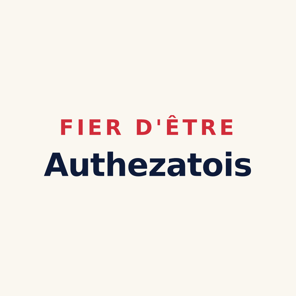 Tasse « Fier d'être Authezatois » — design pour Authezat