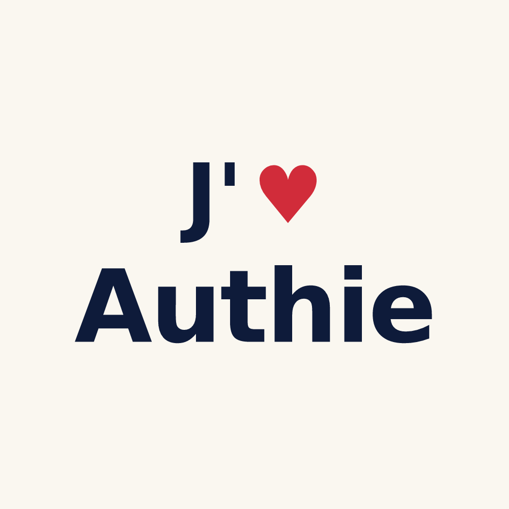 Tasse personnalisée Authie — design J'aime Authie