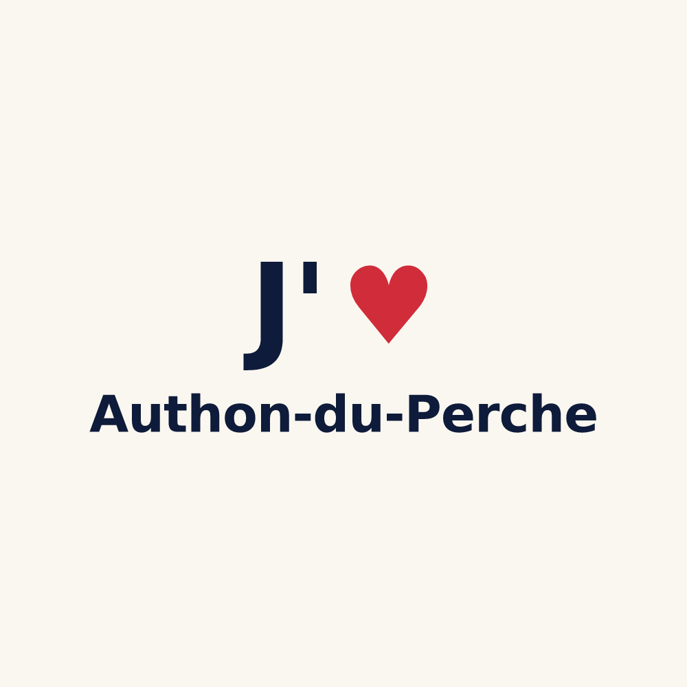 Tasse personnalisée Authon-du-Perche — design J'aime Authon-du-Perche