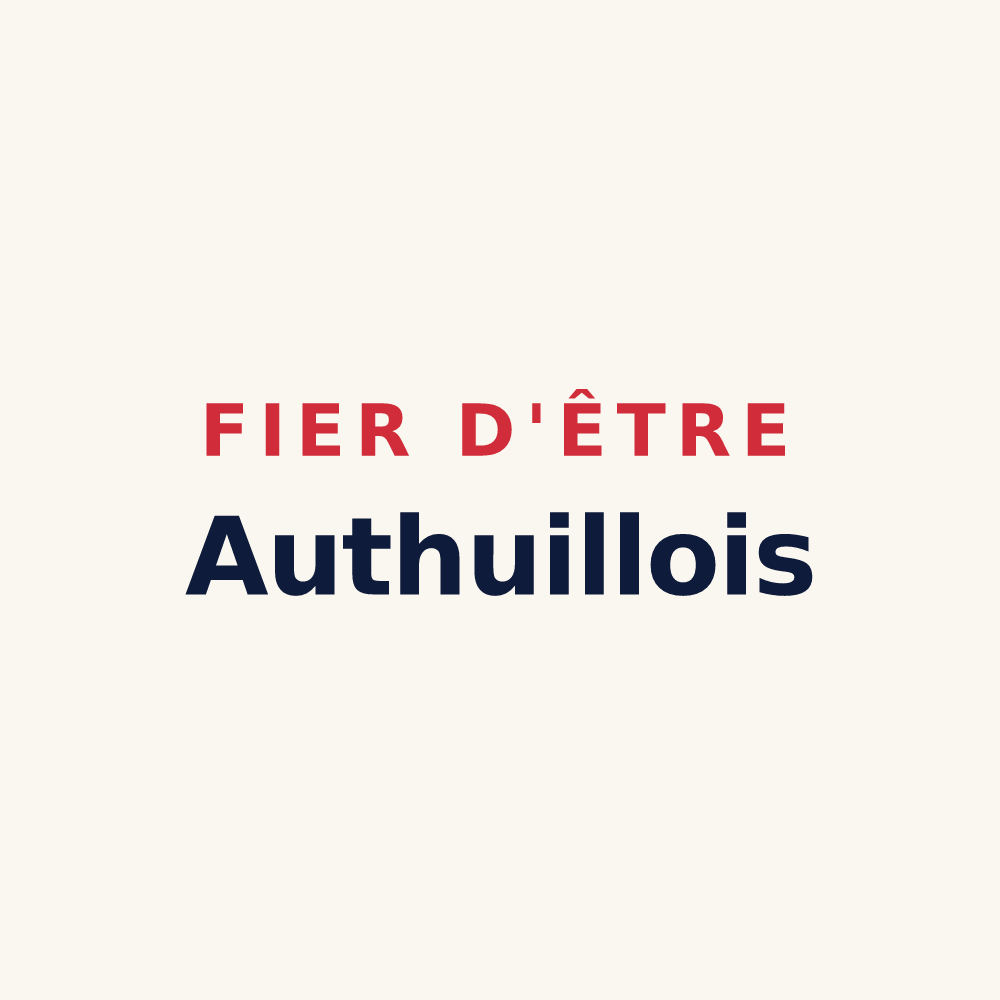 Tasse « Fier d'être Authuillois » — design pour Authuille