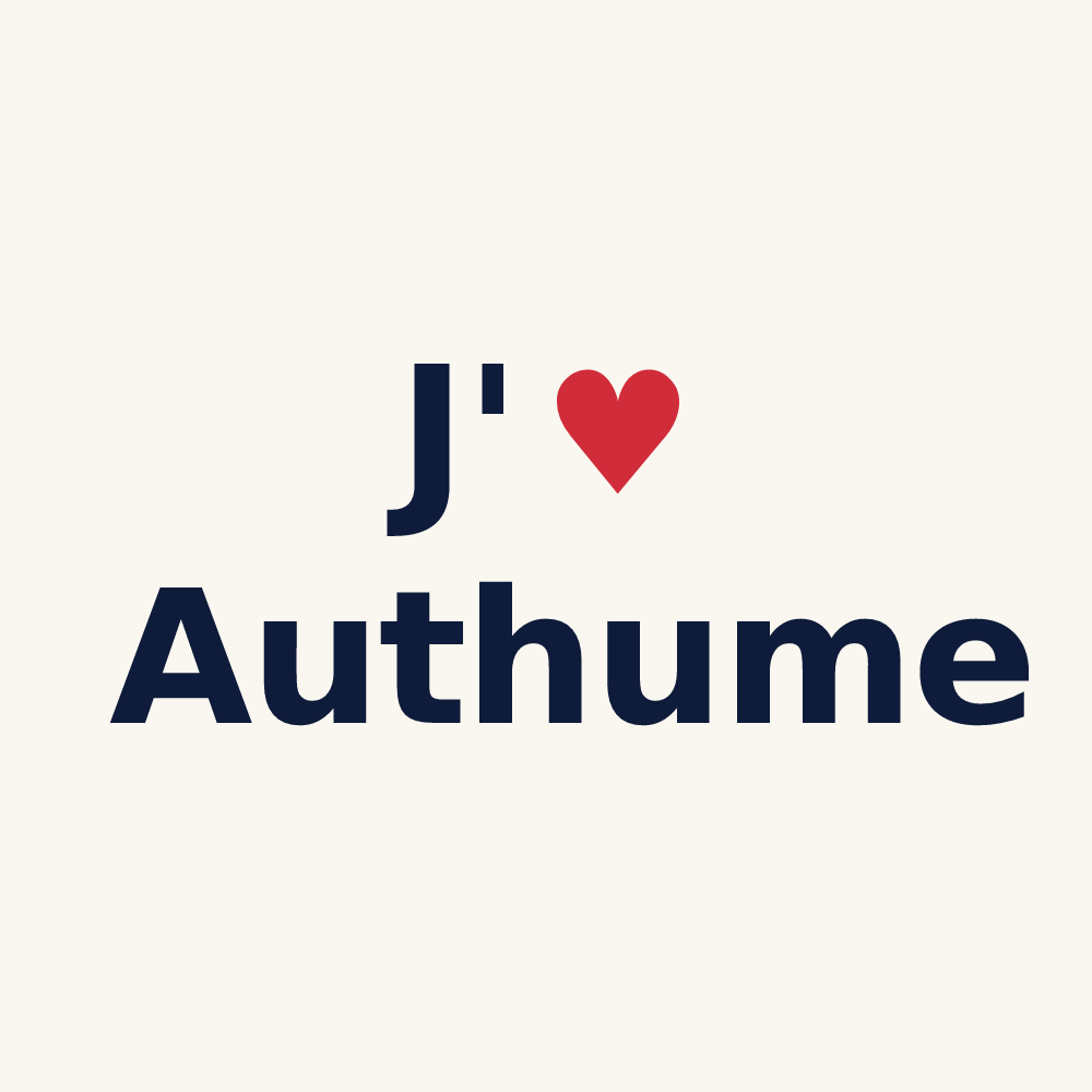 Tasse personnalisée Authume — design J'aime Authume