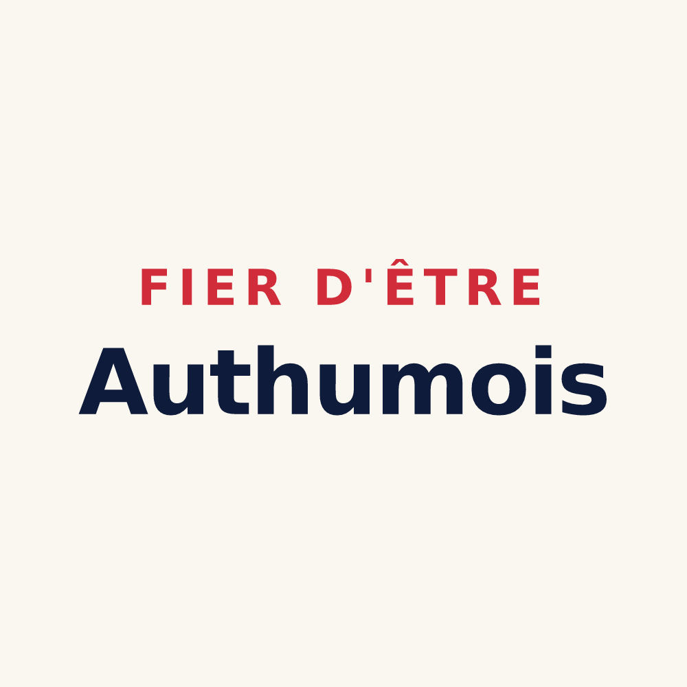 Tasse « Fier d'être Authumois » — design pour Authumes