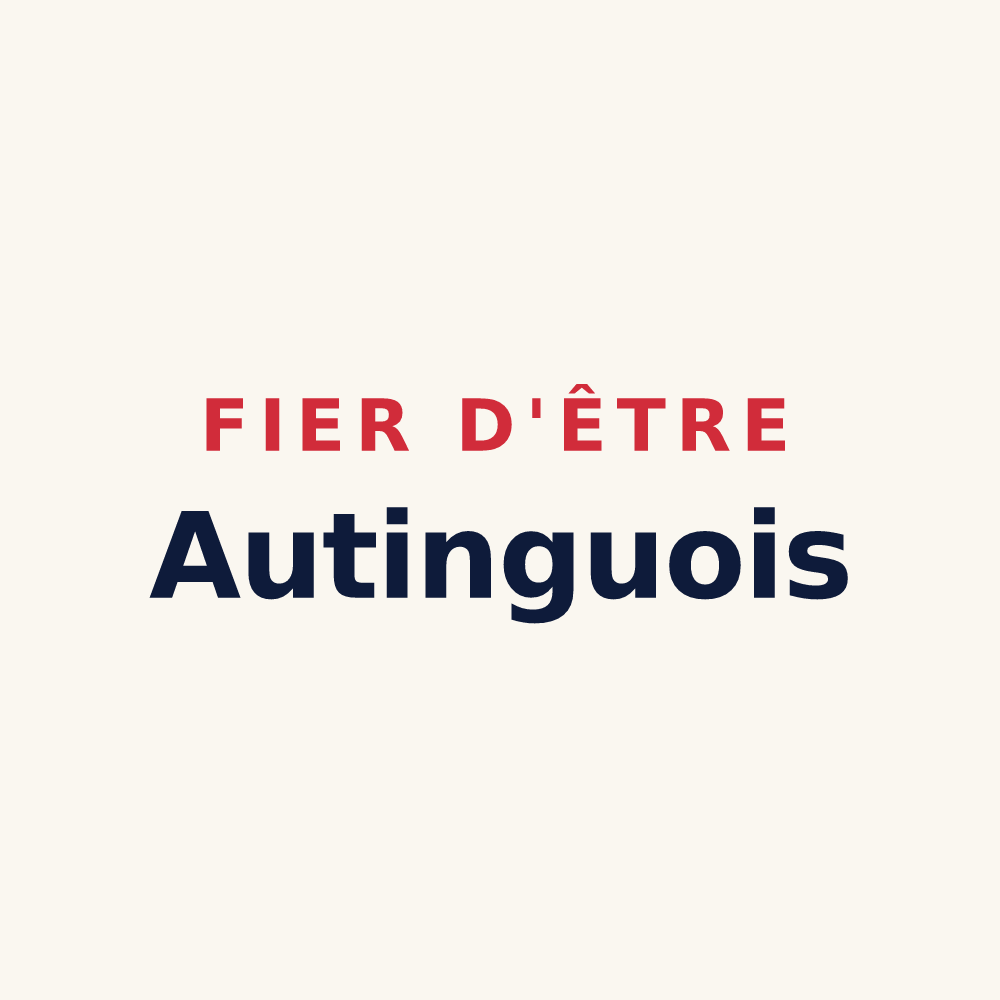 Tasse « Fier d'être Autinguois » — design pour Autingues