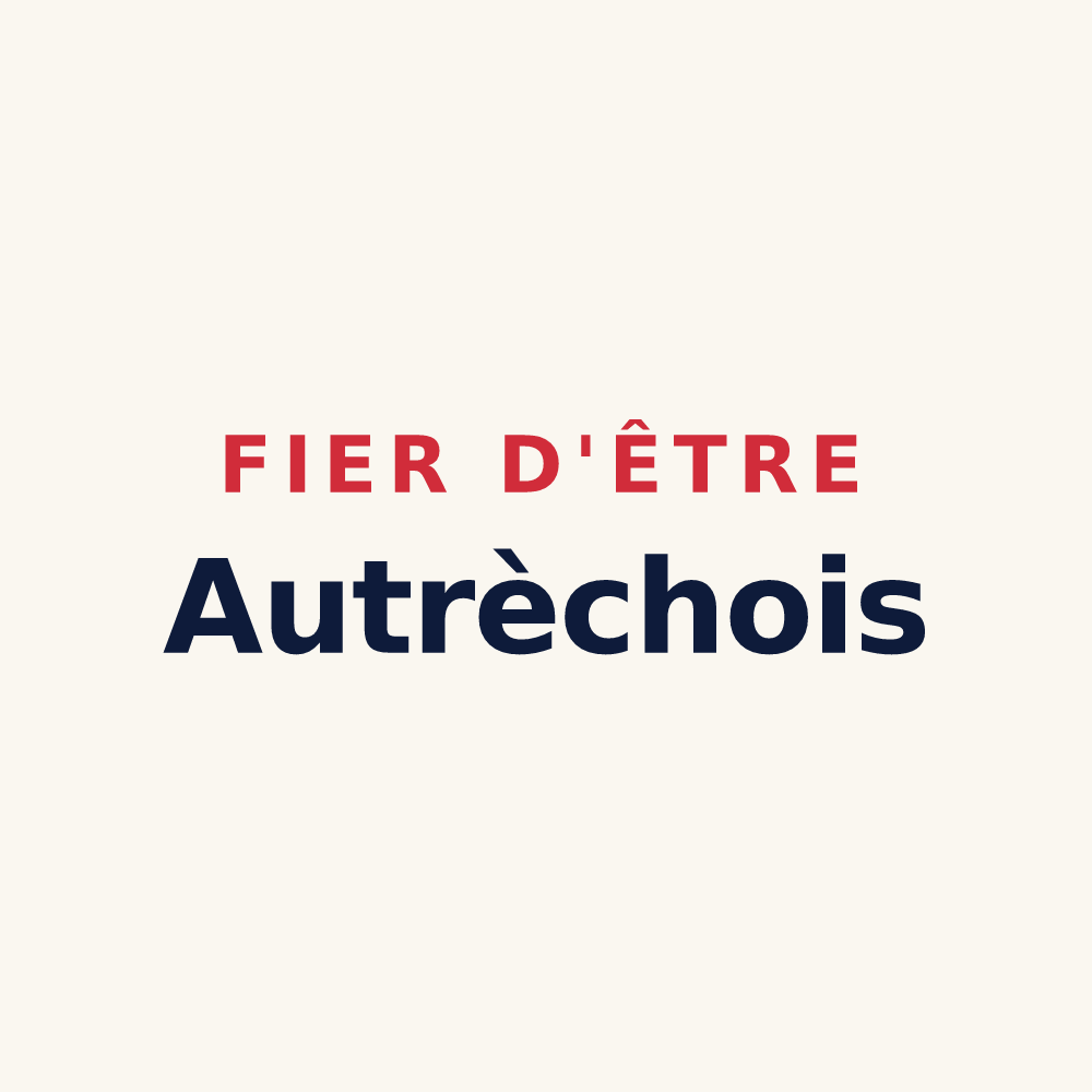 Tasse « Fier d'être Autrèchois » — design pour Autrèche