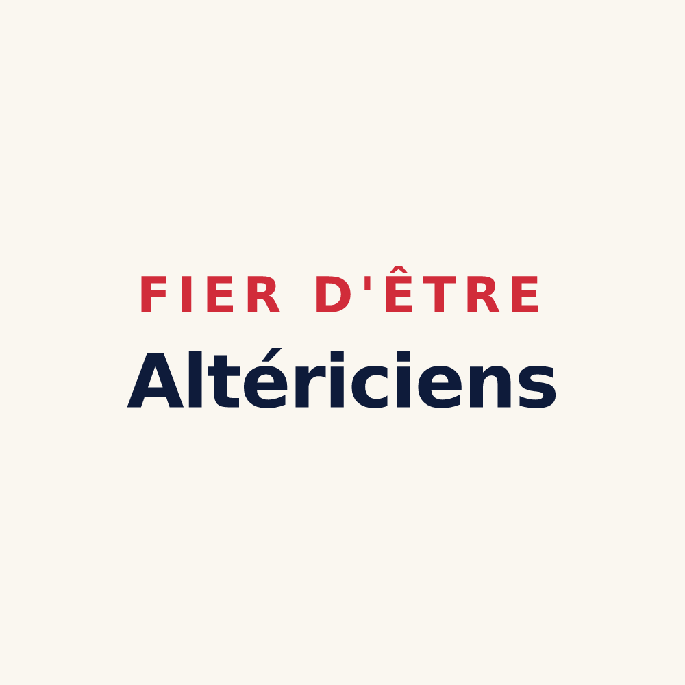 Tasse « Fier d'être Altériciens » — design pour Autrey