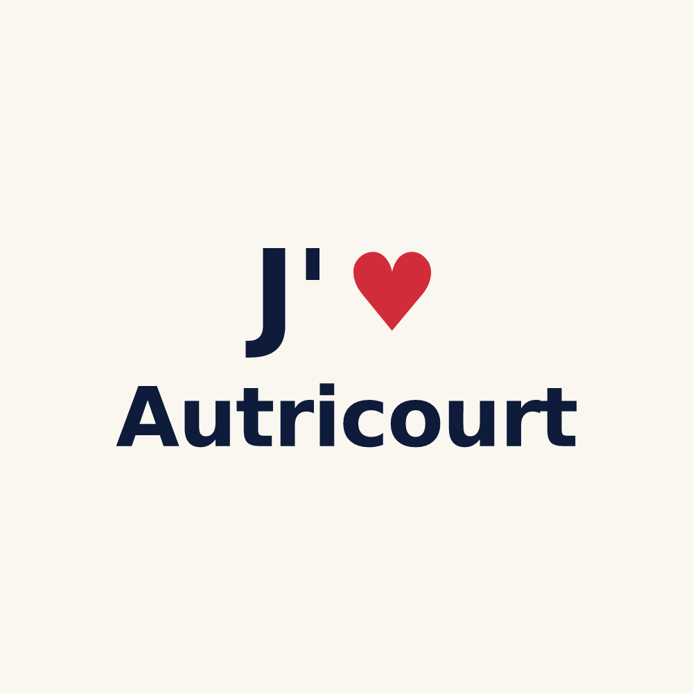 Tasse personnalisée Autricourt — design J'aime Autricourt