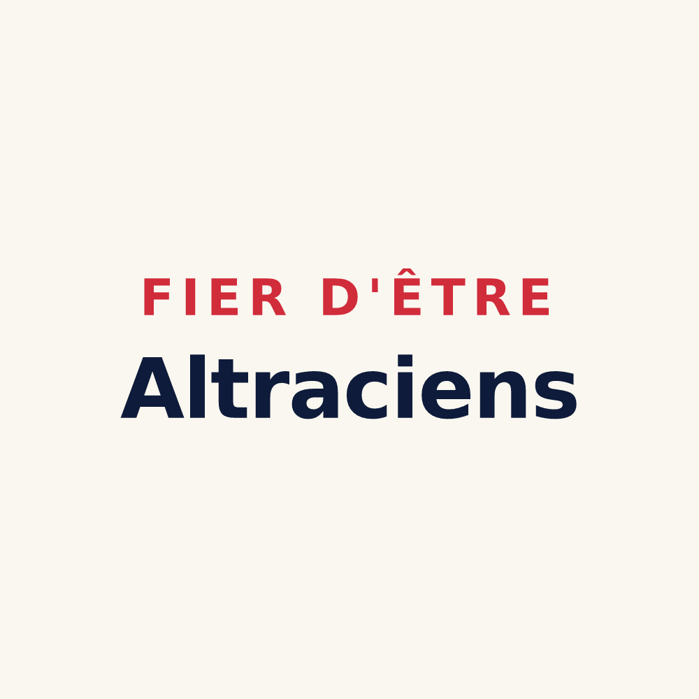 Tasse « Fier d'être Altraciens » — design pour Autruy-sur-Juine