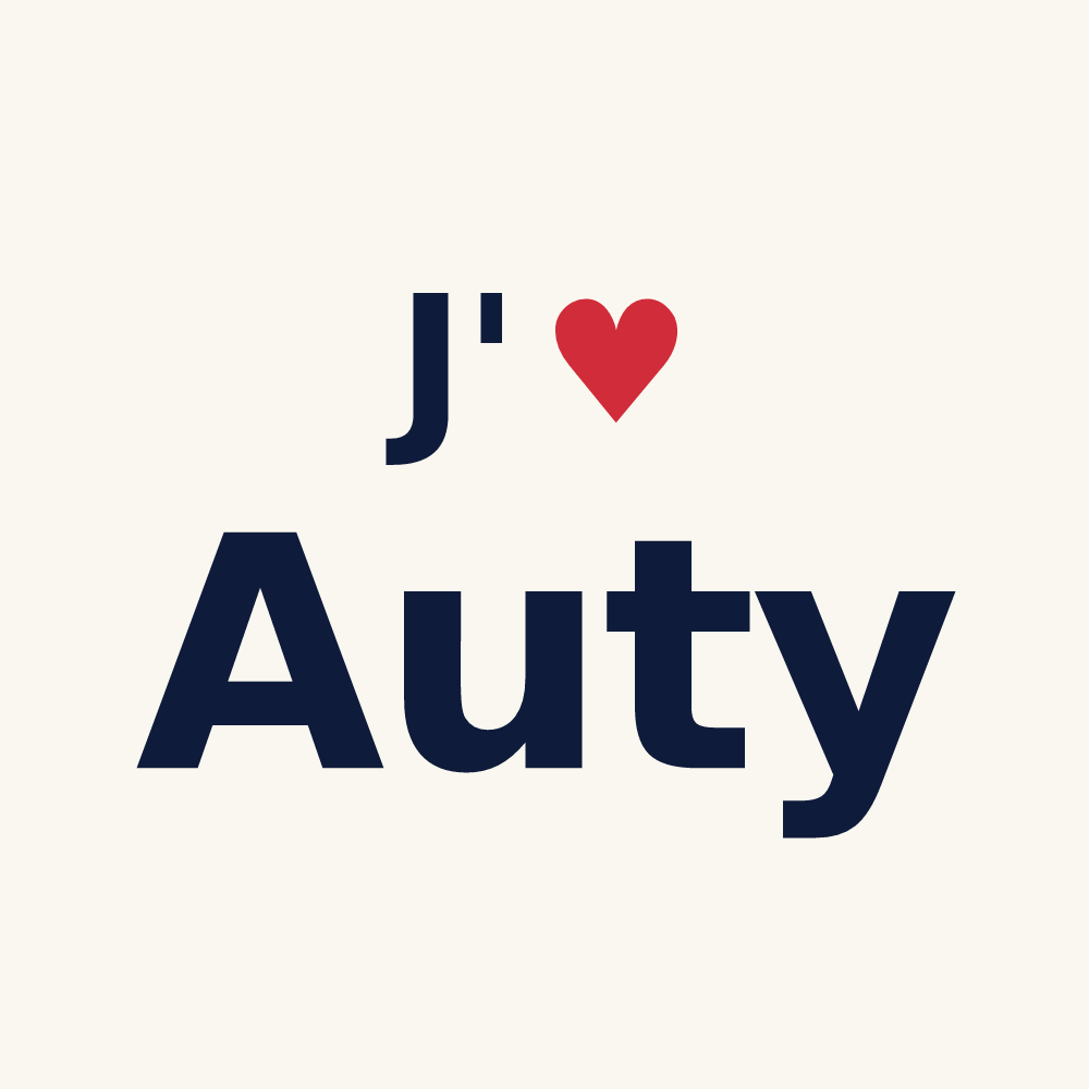 Tasse personnalisée Auty — design J'aime Auty