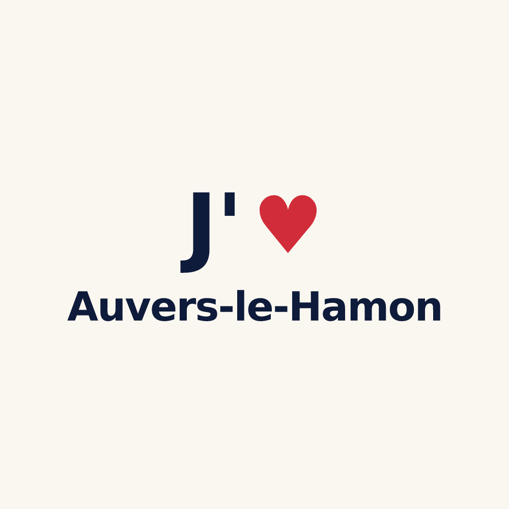 Tasse personnalisée Auvers-le-Hamon — design J'aime Auvers-le-Hamon
