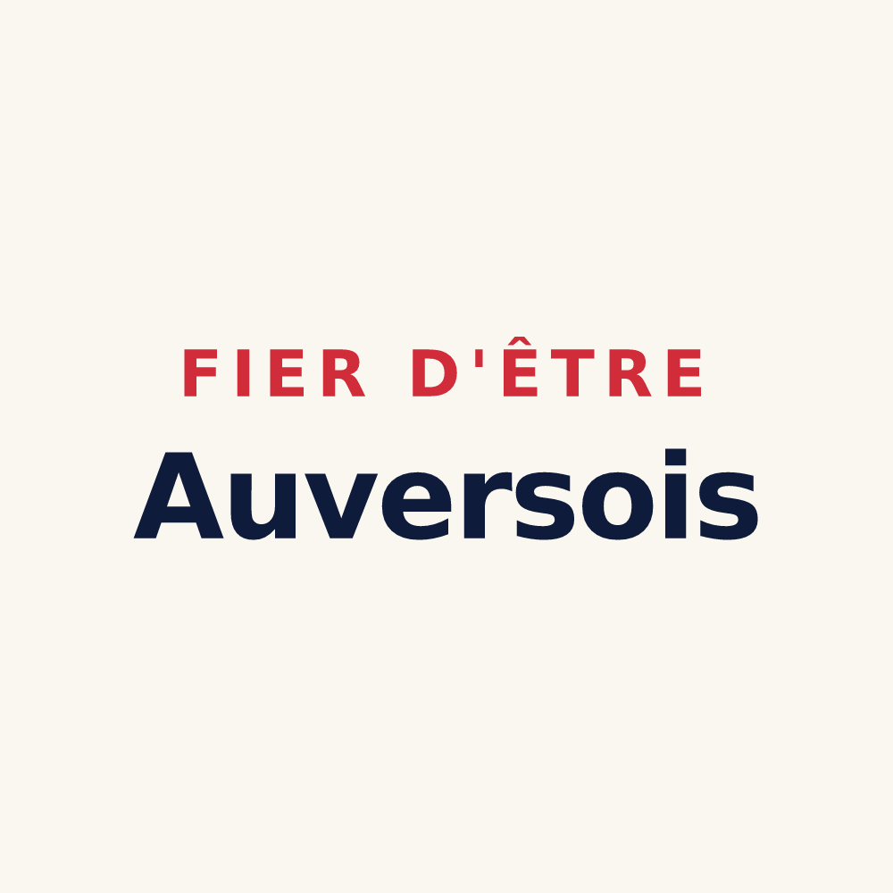 Tasse « Fier d'être Auversois » — design pour Auvers-sous-Montfaucon