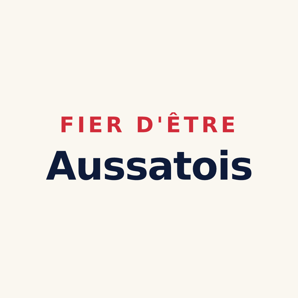Tasse « Fier d'être Aussatois » — design pour Aux-Aussat