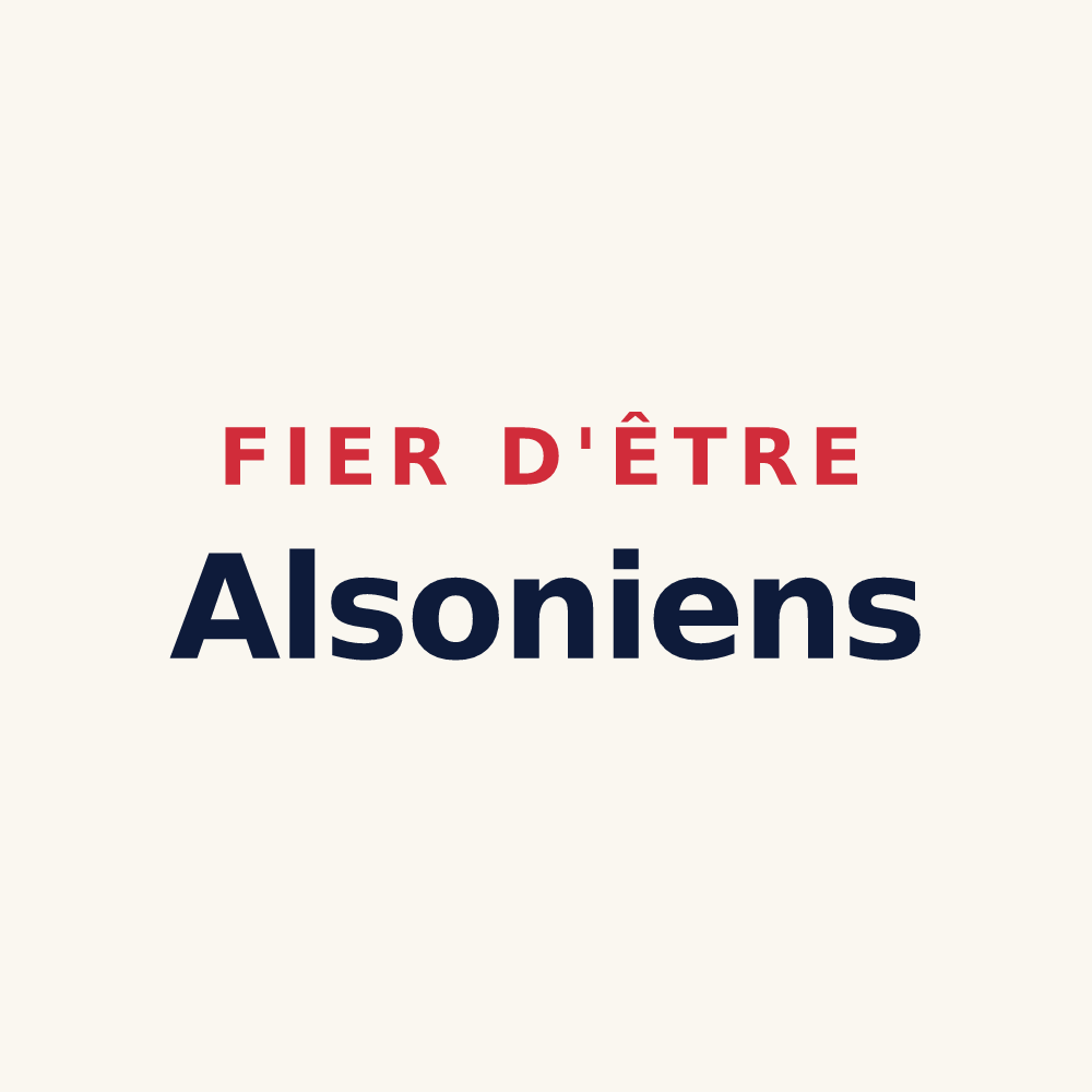 Tasse « Fier d'être Alsoniens » — design pour Auxon