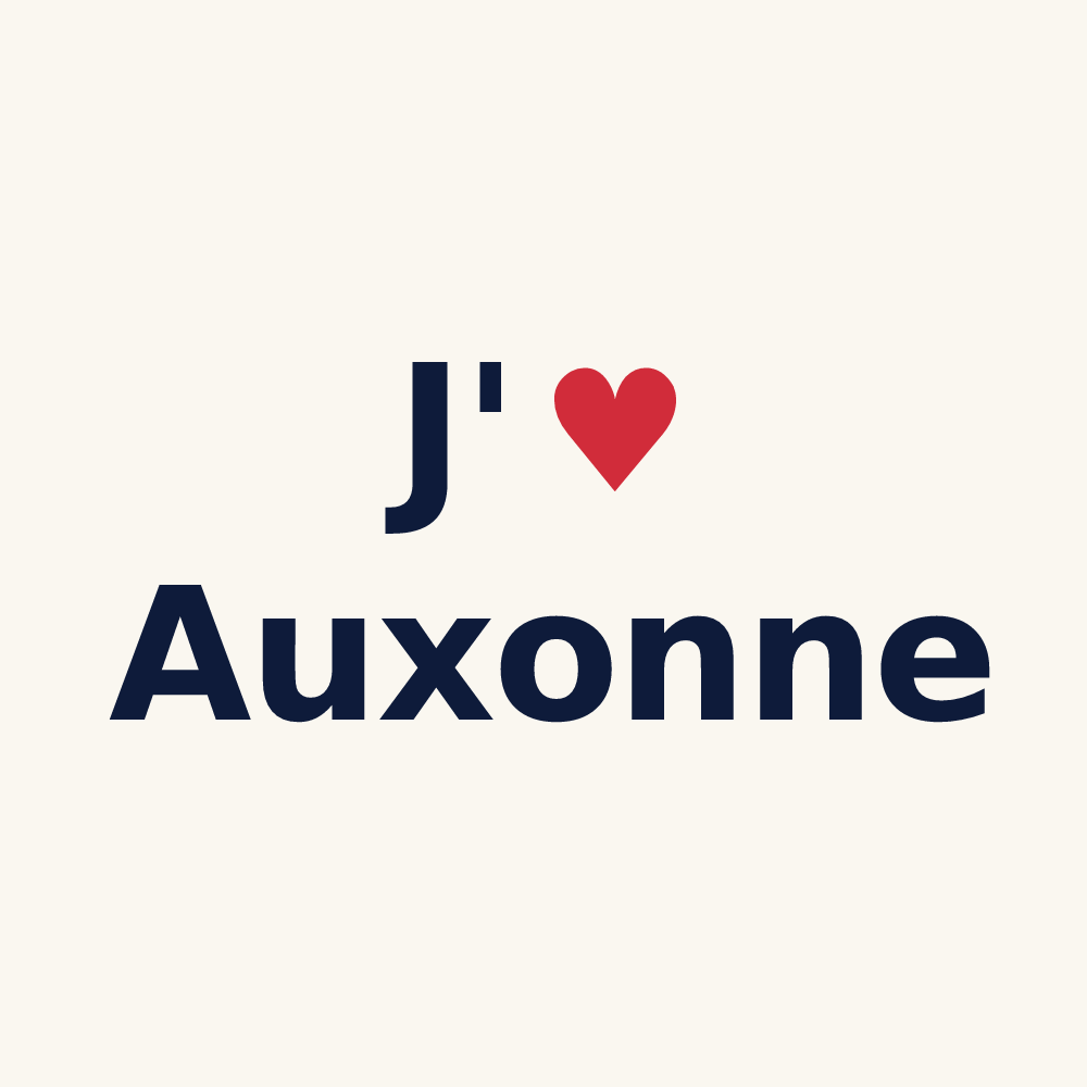 Tasse personnalisée Auxonne — design J'aime Auxonne