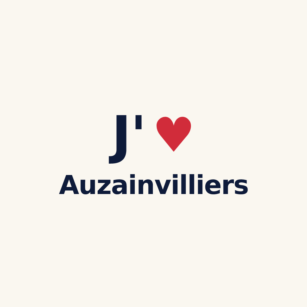 Tasse personnalisée Auzainvilliers — design J'aime Auzainvilliers
