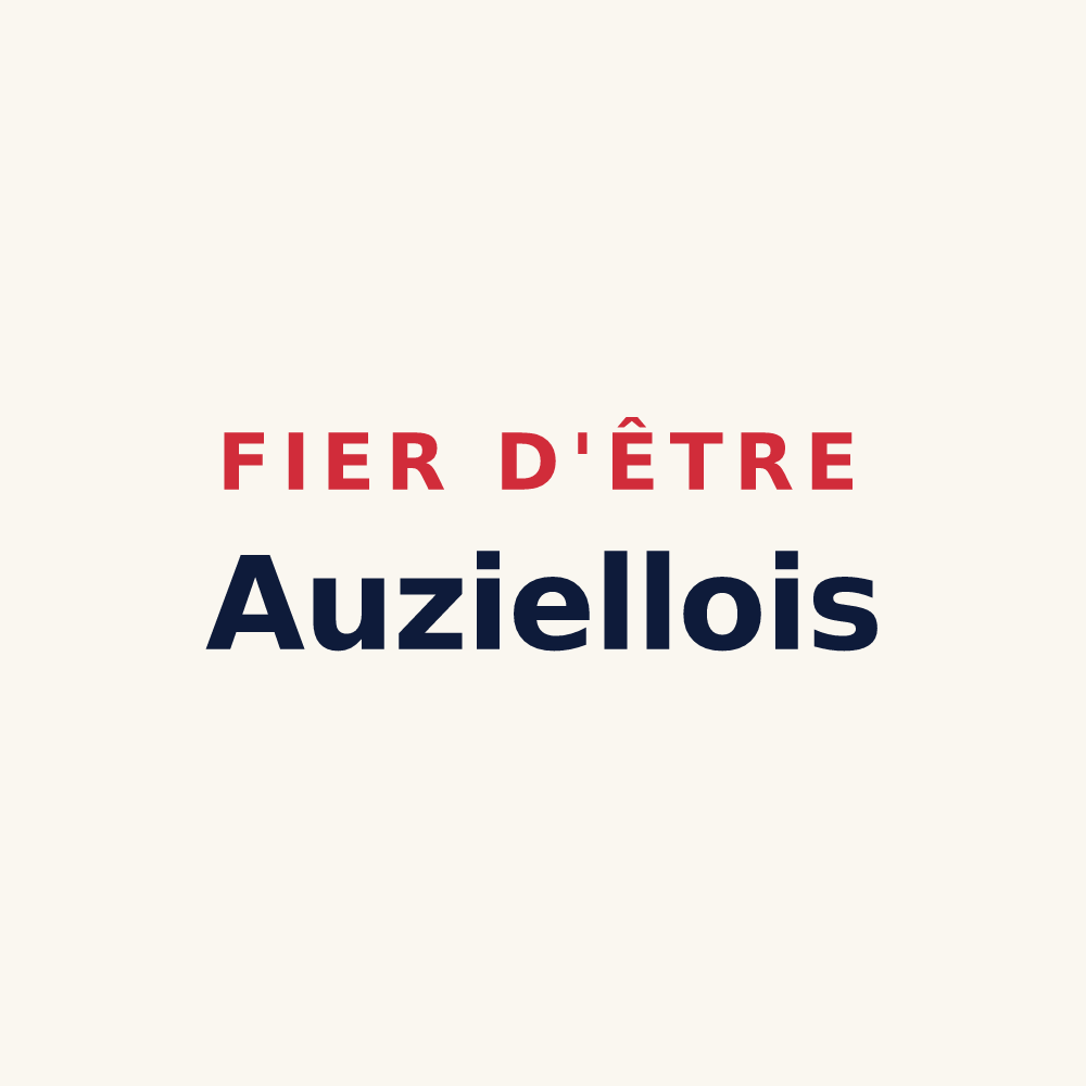 Tasse « Fier d'être Auziellois » — design pour Auzielle