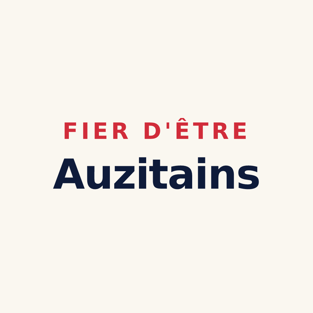 Tasse « Fier d'être Auzitains » — design pour Auzits