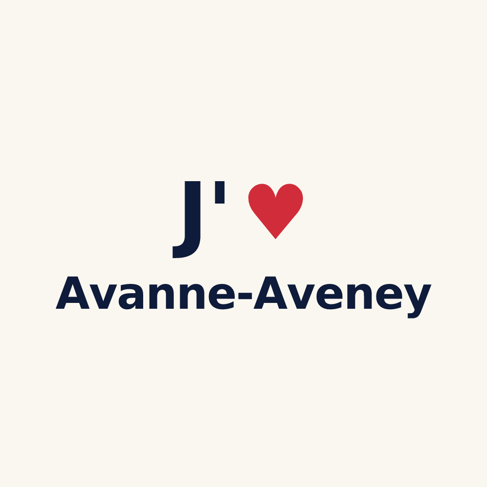 Tasse personnalisée Avanne-Aveney — design J'aime Avanne-Aveney