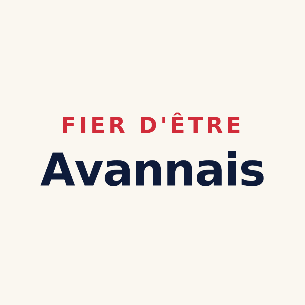 Tasse « Fier d'être Avannais » — design pour Avanne-Aveney