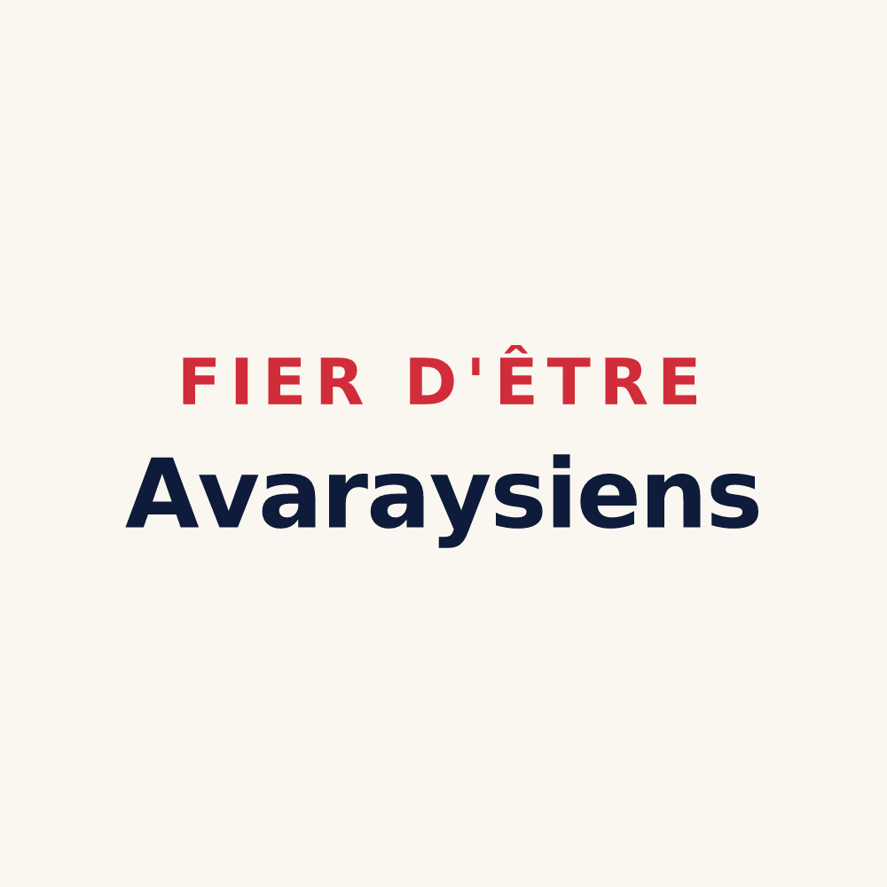 Tasse « Fier d'être Avaraysiens » — design pour Avaray
