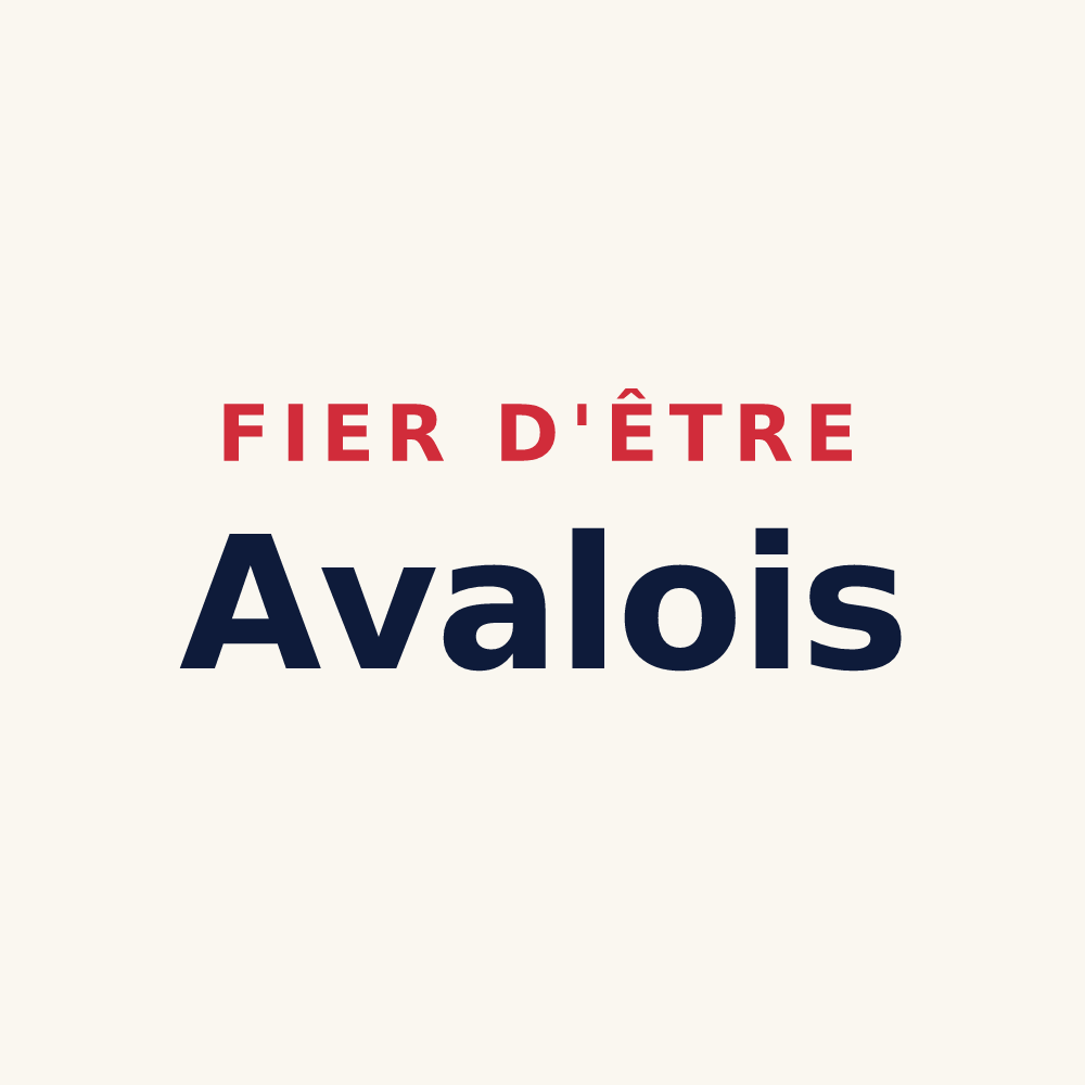 Tasse « Fier d'être Avalois » — design pour Avaux
