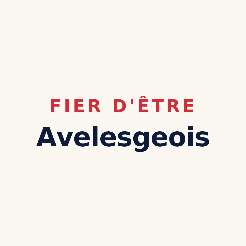 Tasse « Fier d'être Avelesgeois » — design pour Avelesges