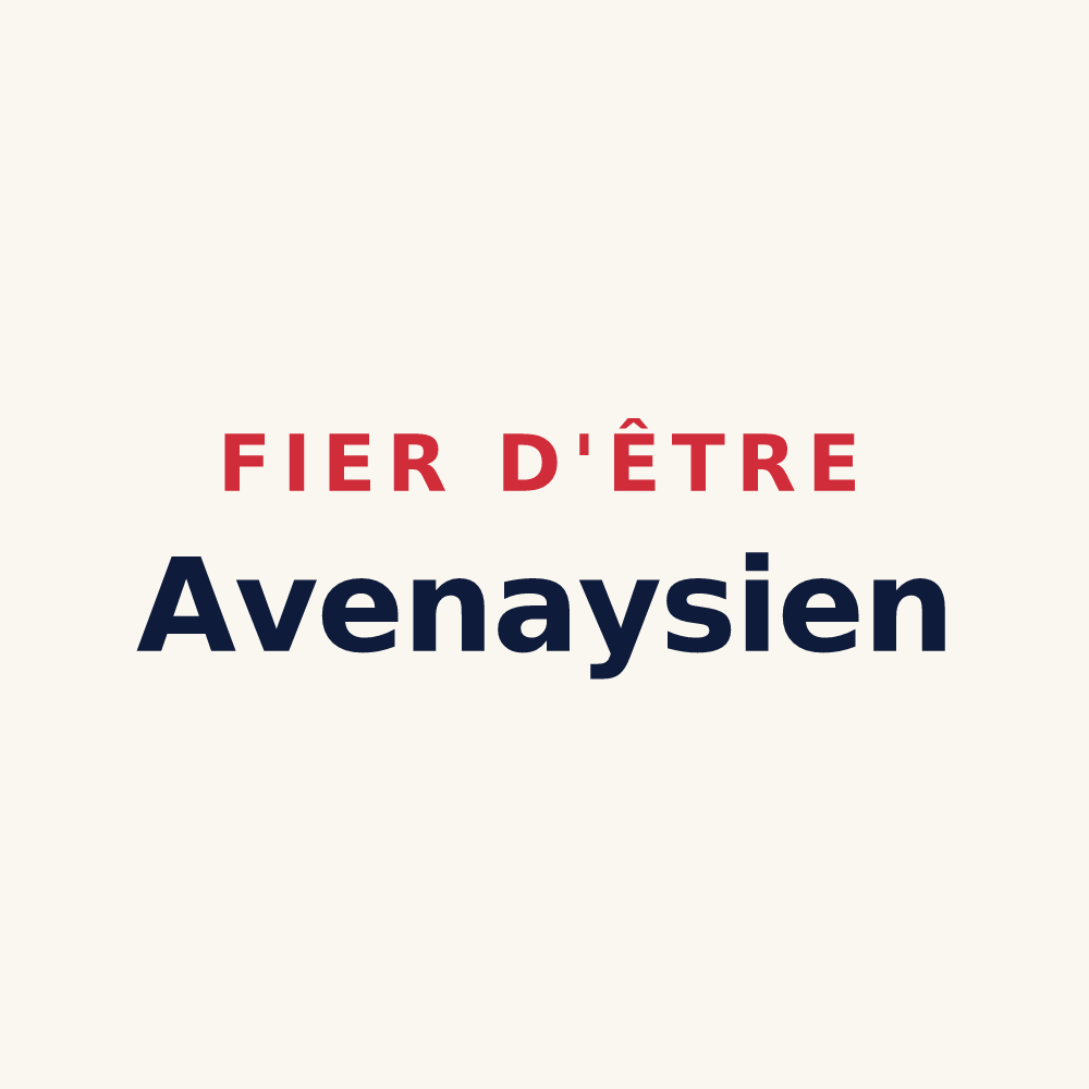 Tasse « Fier d'être Avenaysien » — design pour Avenay-Val-d'Or