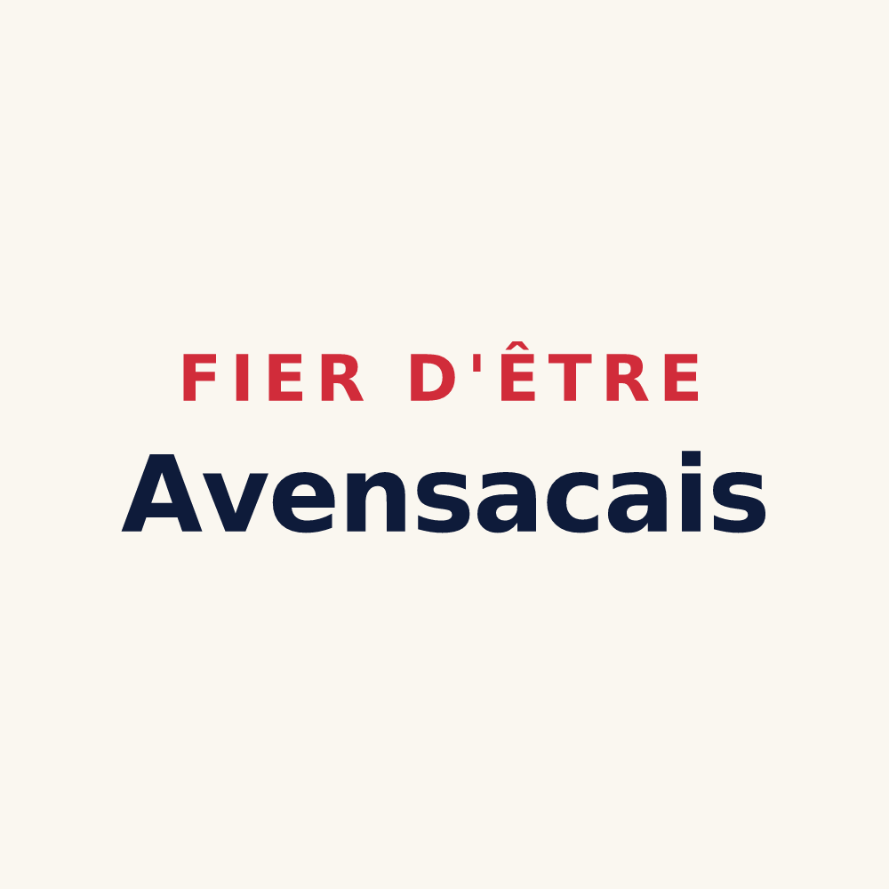 Tasse « Fier d'être Avensacais » — design pour Avensac