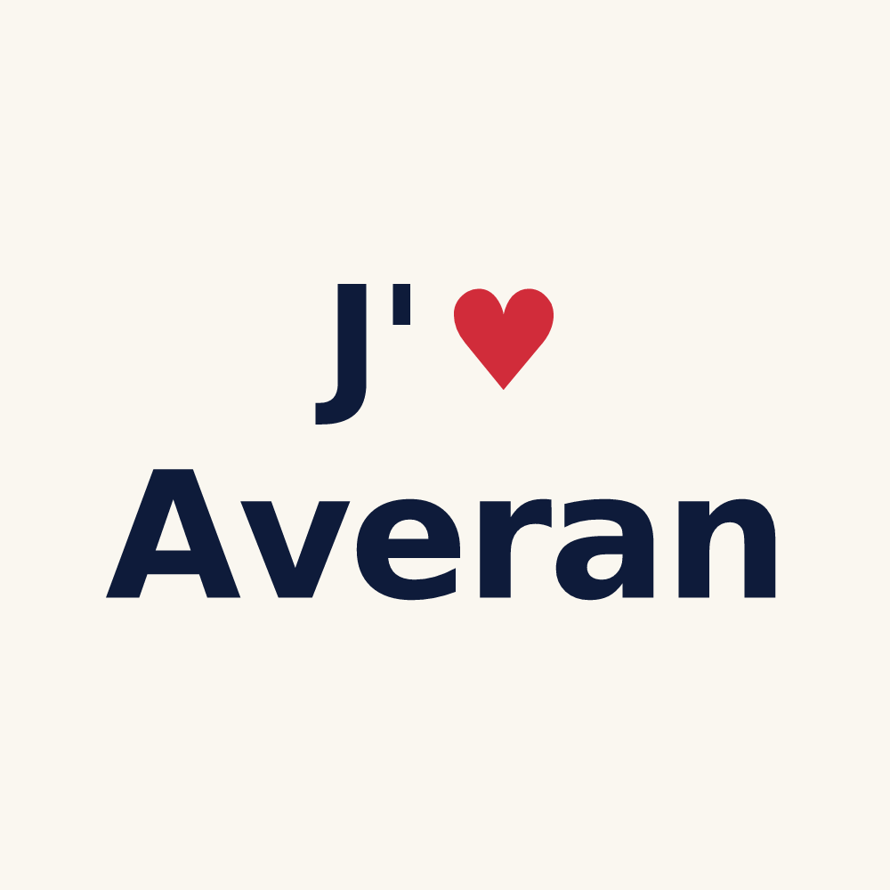 Tasse personnalisée Averan — design J'aime Averan