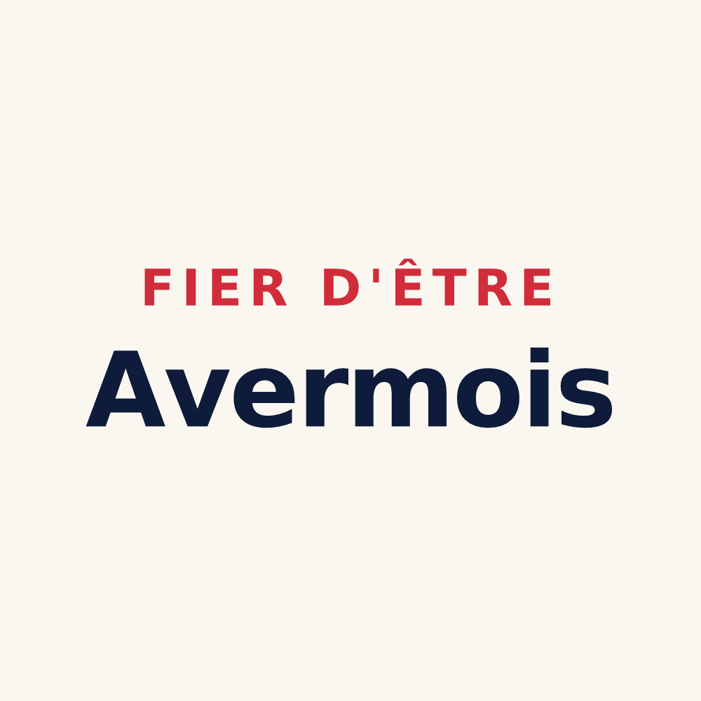 Tasse « Fier d'être Avermois » — design pour Avermes