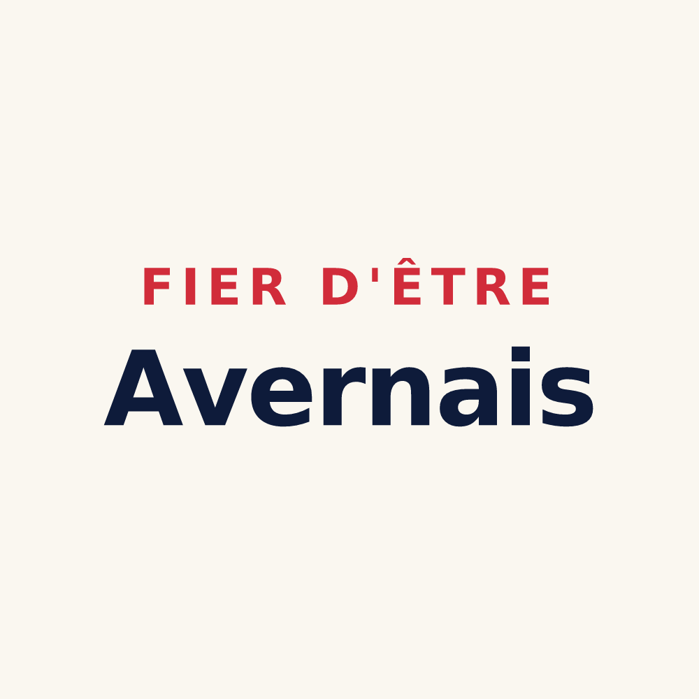 Tasse « Fier d'être Avernais » — design pour Avernes-Saint-Gourgon