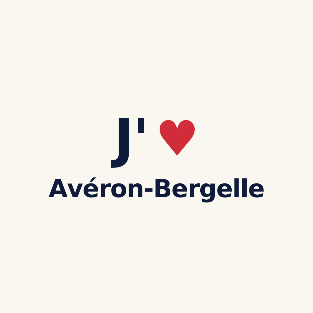 Tasse personnalisée Avéron-Bergelle — design J'aime Avéron-Bergelle
