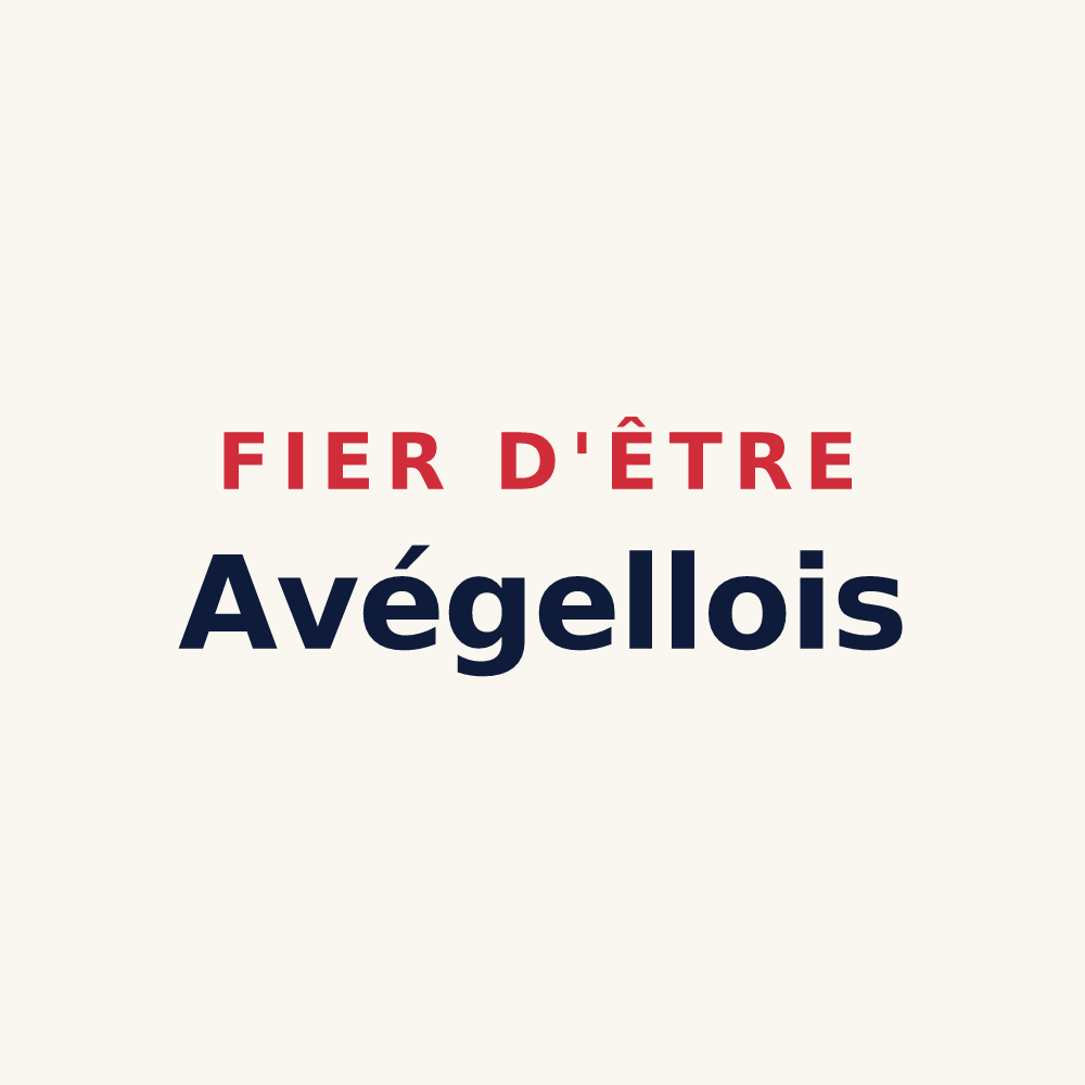Tasse « Fier d'être Avégellois » — design pour Avéron-Bergelle