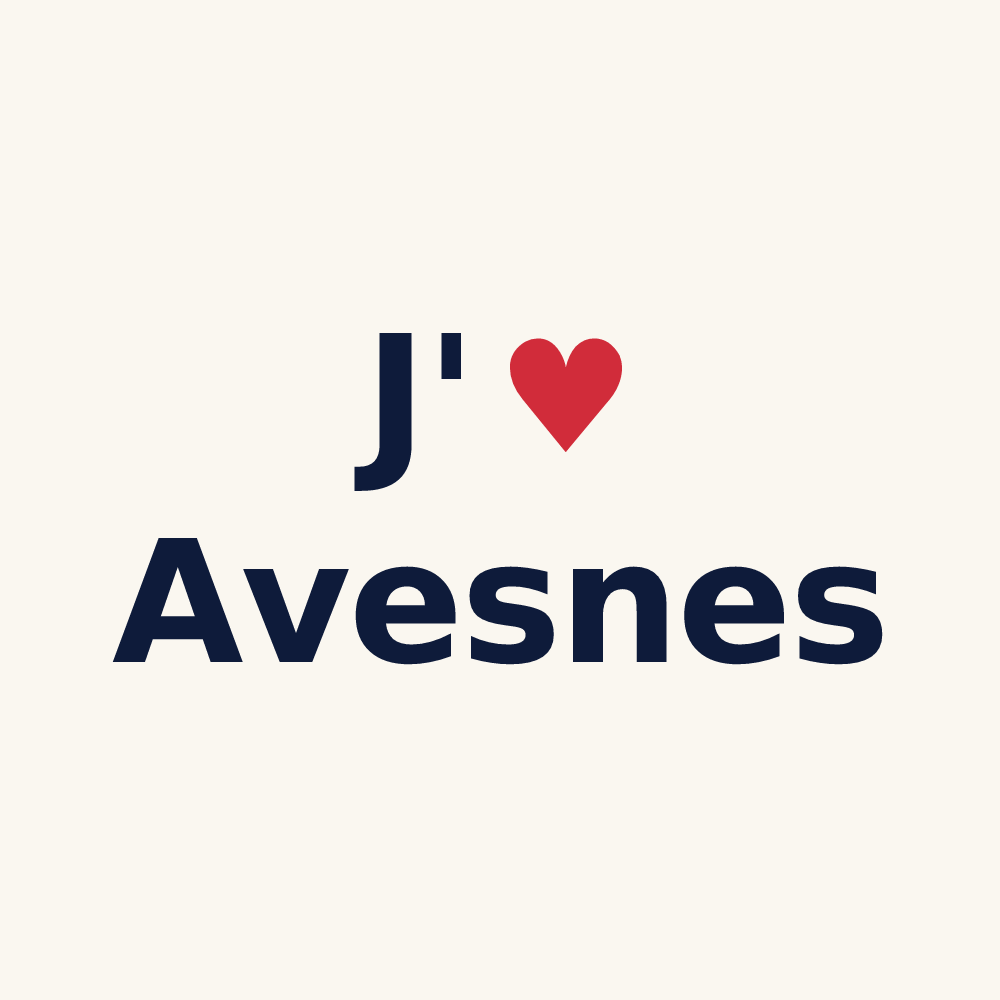 Tasse personnalisée Avesnes — design J'aime Avesnes