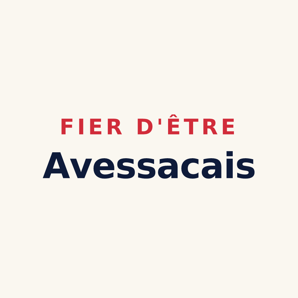 Tasse « Fier d'être Avessacais » — design pour Avessac