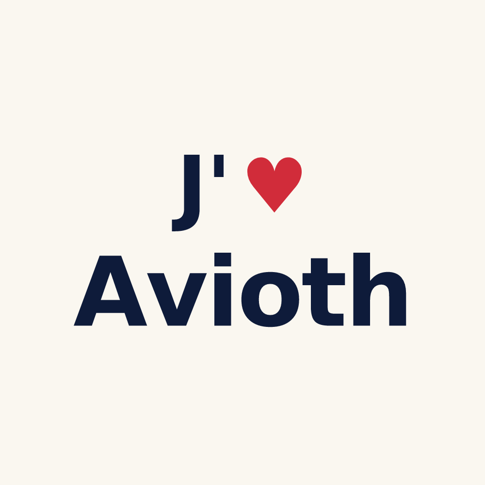 Tasse personnalisée Avioth — design J'aime Avioth