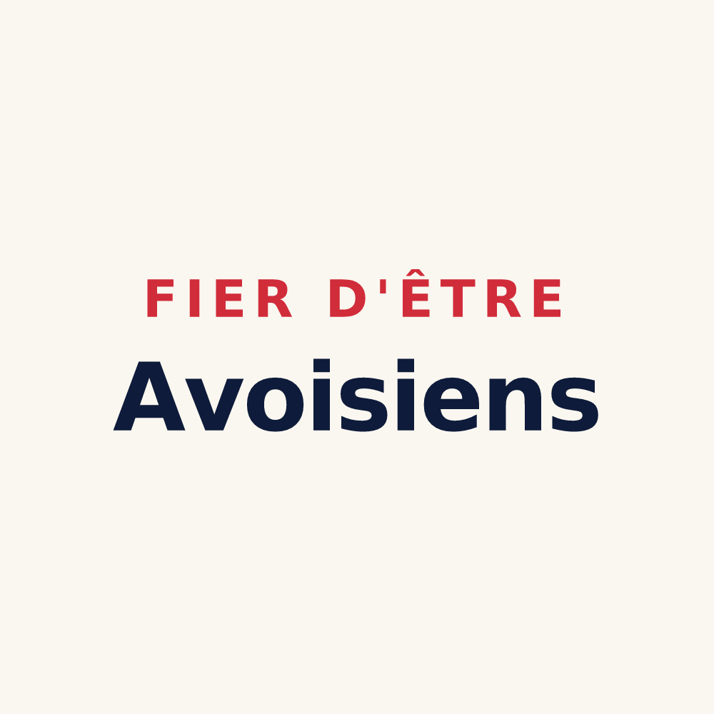 Tasse « Fier d'être Avoisiens » — design pour Avoise